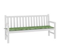vidaXL Coussin de Banc Modèle Feuille 150 x 50 x 3 cm Tissu Oxford, Coussin Moderne rectangulaire pour Salon, en Mousse Durable, Indoor, Outdoor, Parfait pour Le Jardin