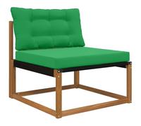 vidaXL Coussin de canapé d'extérieur 2 pcs Vert Polyester, Coussin de canapé Moderne pour extérieur, Mousse Durable, Polyester résistant aux UV, pour Une déco Sympa