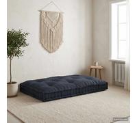 Coussin pour canapé en palettes vidaXL, anthracite, 120 x 80 x 12 cm, tissu