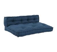 Vidaxl Coussin De Canapé Sur Palette 2 Pcs Indigo Tissu