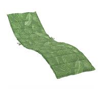 vidaXL Coussin de chaise longue 361403 – Bain-soleil anti-glissement motif feuilles Oxford Beige