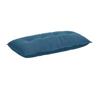 vidaXL Coussin de Dos Bleu 100 x 50 cm Tissu en Velours côtelé, Décor de Salon, Coussin Tout Doux, Oreiller de Soutien, Style Contemporain, Housses Amovibles, Confort Moelleux
