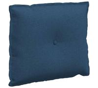 Vidaxl Coussin De Dos Bleu 60 X 19 X 50 Cm Tissu