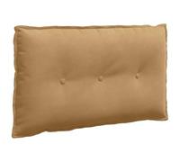 vidaXL Coussin de Dos Marron 80 x 50 cm Tissu en Velours côtelé, Décor de Salon, Coussin Tout Doux, Oreiller de Soutien, Style Contemporain, Housses Amovibles, Confort Moelleux