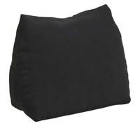 vidaXL Coussin de Dos Noir 45 x 20 x 35 cm Tissu en Velours côtelé, Salon, Coussins Moelleux Modernes, Coussin arrière Amovible, déco détente, Accessoires en Fibre