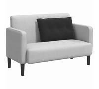 vidaXL Coussin de Dos Noir 80 x 50 cm Tissu en Velours côtelé