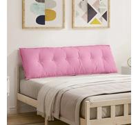 Vidaxl Coussin De Dos Rose 160 X 19 X 50 Cm Tissu