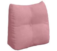 Vidaxl Coussin De Dos Rose 45 X 24 X 50 Cm Velours