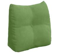 Vidaxl Coussin De Dos Vert Clair 45 X 24 X 50 Cm Velours