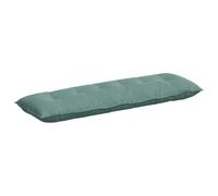 vidaXL Coussin de Dos Vert Mer 160 x 50 cm Tissu en Velours côtelé, Décor de Salon, Coussin Tout Doux, Oreiller de Soutien, Style Contemporain, Housses Amovibles, Confort Moelleux