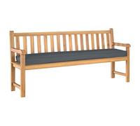 vidaXL Coussin de palette 200 x 40 x 8 cm Anthracite Tissu Oxford pour jardin et terrasse