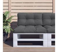 vidaXL Coussin de Palette Anthracite 80x40x12 cm Tissu