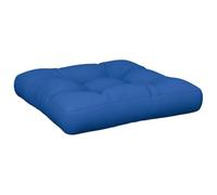 vidaXL Coussin de Palette Bleu 58x58x10 cm Tissu