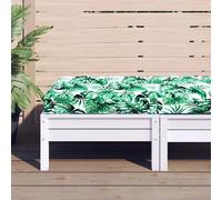 Vidaxl Coussin de Palette Feuilles 60x60x10 cm