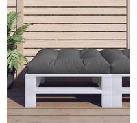 vidaXL Coussin de Palette Anthracite 80x80x12 cm Tissu