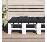 vidaXL Coussin de palette noir 120x80x12 cm tissu