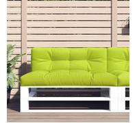 vidaXL Coussin de palette Vert vif 120x40x12 cm Tissu