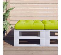 vidaXL Coussin de palette vert vif