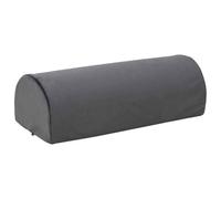 vidaXL Coussin de Repose-Pieds Uni Gris 42 x 18 x 13 cm Mousse PU, Pouf pour Salon, Oreiller Minimaliste, Soutien Ergonomique, déco Velours, Repos Confortable pour Le Bas du Dos