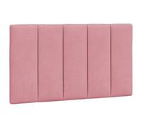 Hoofdbordkussen 80 cm fluweel roze374648