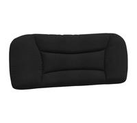 vidaXL Coussin de Tête de Lit Hvar, Oreiller de Lecture avec Fermeture à Glissière, Coussin de Lecture pour Lit Chambre, Noir 100 cm Tissu