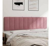 vidaXL Coussin de Tête de Lit, Oreiller de Tête de Lit avec Bandes Auto-agrippantes, Coussin Rembourré Chambre à Coucher, 374686 Rose G