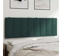 vidaXL Coussin de Tête de Lit, Oreiller de Tête de Lit avec Bandes Auto-agrippantes, Coussin Rembourré Chambre à Coucher, 374664 Vert G