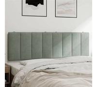 vidaXL Coussin de Tête de Lit, Oreiller de Tête de Lit avec Bandes Auto-agrippantes, Coussin Rembourré Chambre à Coucher, 374675 Vert G