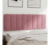 vidaXL Coussin de Tête de Lit, Oreiller de Tête de Lit avec Bandes Auto-agrippantes, Coussin Rembourré Chambre à Coucher, 374674 Rose G