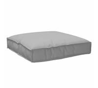 vidaXL – Coussin carré – Tissu Oxford gris 80x80x12 cm, résistant à l'eau, intérieur/extérieur