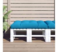 vidaXL Coussin Palette Bleu 120x80x12 cm