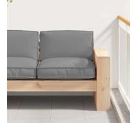 vidaXL Coussin Gris 80 x 80 x 12 cm Tissu Oxford, Coussin carré Moderne pour Salon, résistant à l'eau, Accent déco idéal, Indoor ou Outdoor, pour Le Confort