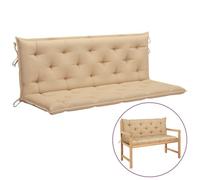 Vidaxl Coussin Pour Balancelle Beige 150 Cm Tissu Beige