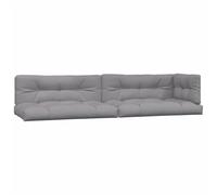 vidaXL Coussin pour palette 5 pcs. tissu gris
