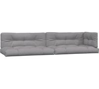 vidaXL Coussin pour palette 5 pcs. tissu gris