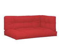 vidaXL Coussin pour palette 5 pcs. tissu rouge