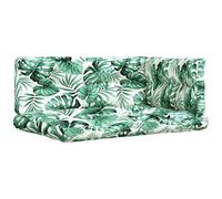vidaXL Coussin pour palette 7 pcs. tissu à motifs de feuilles