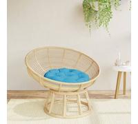 Vidaxl Coussin Rond Bleu Clair Ø 60 X11 Cm Tissu Oxford