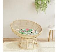 vidaXL Coussin Rond, Galette de Chaise Antidérapante, Coussin Rembourré, Décoration Jardin Terrasse Patio Extérieur, Multicolore Ø 60 x11 cm Tissu Oxford Multicolore G