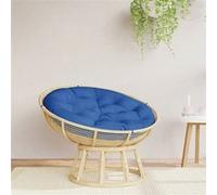 vidaXL Coussin Rond, Galette de Chaise Antidérapante, Coussin Rembourré, Décoration Jardin Terrasse Patio Extérieur, Bleu Royal Ø 100 x11 cm Tissu Oxford Bleu G