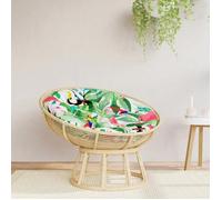 Vidaxl Coussin Rond Multicolore Ø 100 X11 Cm Tissu Oxford