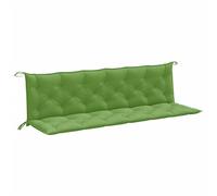 vidaXL Coussins de banc de jardin 2 pcs. Melange Vert 200x50x7 cm Tissu