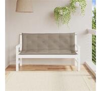 Vidaxl Coussin De Balancelle Taupe 150 Cm Tissu