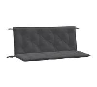 vidaXL Coussins de Banc de Jardin Lot de 2 Anthracite mélangé Tissu