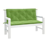 vidaXL Coussins de Banc de Jardin Vert