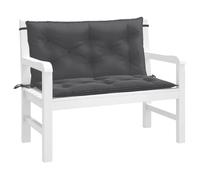 vidaXL Lot de 2 Coussins de Banc de Jardin, Oreillers de Balcon, Coussins de Sièges Patio Jardinage Terrasse Extérieur, 4002585 Gris G