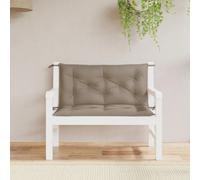 VidaXL Coussins de Banc - Taupe