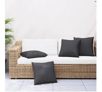 vidaXL Coussins canapé - Noir