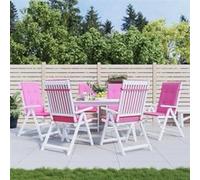 vidaXL Coussins de chaise lot de 6 - Rose