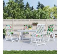 vidaXL Coussins de chaise à dossier haut - Multicolore